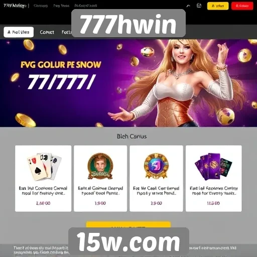 Sistema de bônus e promoções do 777hwin