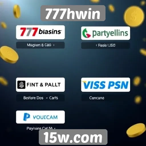 Comparativo de métodos de pagamento disponíveis no 777hwin